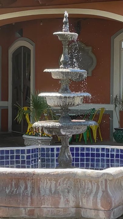Tacos Garcia Mexican Café - Tranquil fountain - Mexican Near Me - Amarillo, Texas