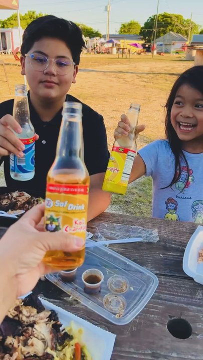 Kings & Queens - Our first cheers to finding Kings & Queens.  The Jamaican way with sodas. (Pineapple, cream soda, kola Champagne) - Food Trucks Near Me - Pflugerville, Texas