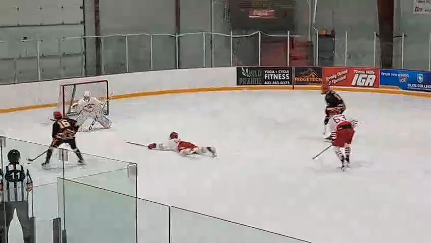 Kai Brady's Spectacular Goals Showcase Teamwork with Bow Valley Bigfoot