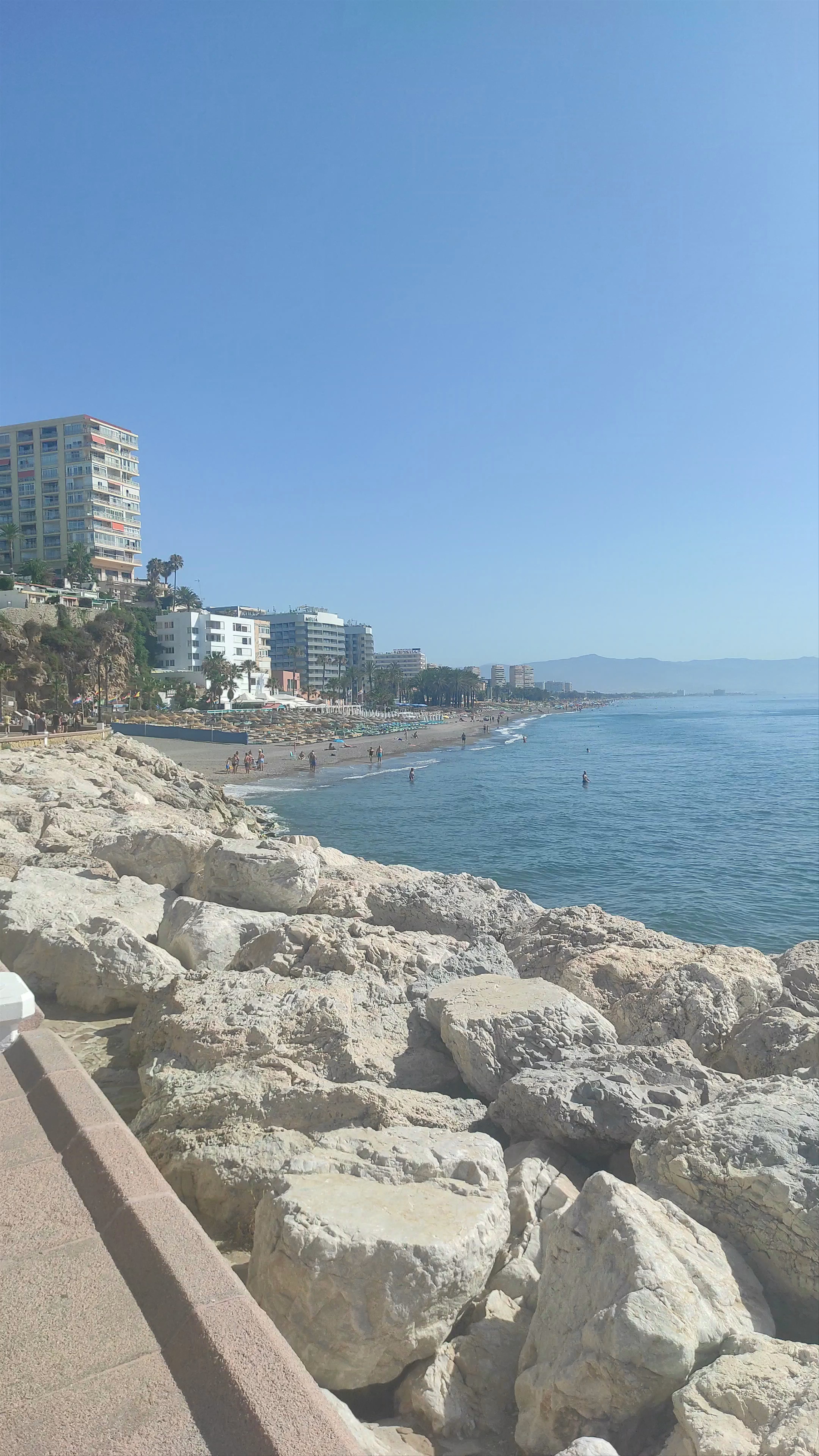 Sunny Coastal Bliss at Punta de Torremolinos, Spain