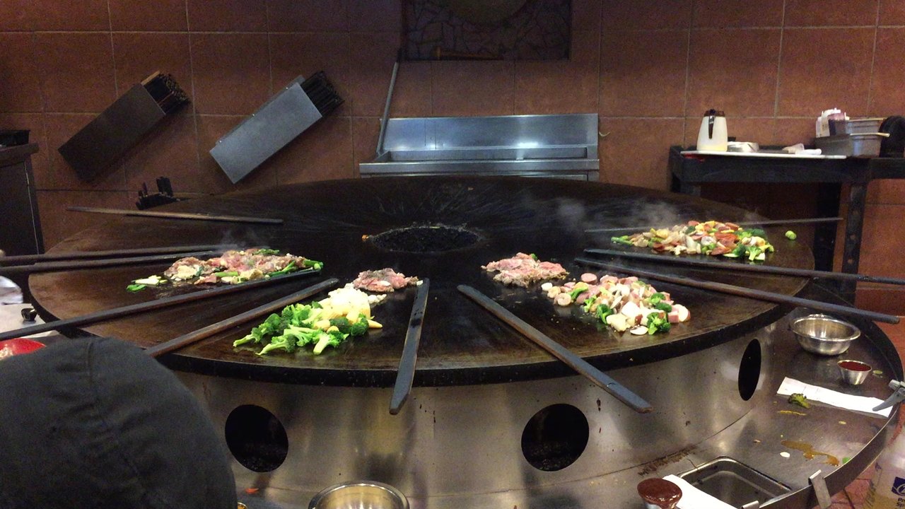Genghis Grill - In action! - Mongolian Near Me - Duncanville, Texas