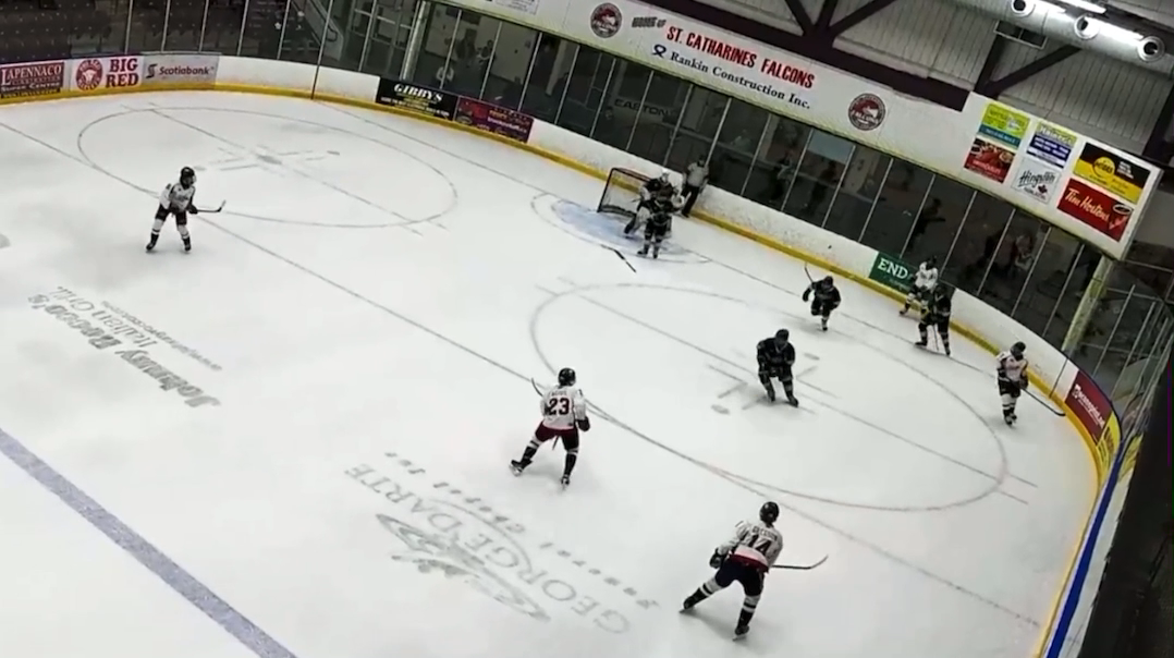 Credit River Capitals U16 AAA: Carter Agius Kicks Puck to Stick for a Goal