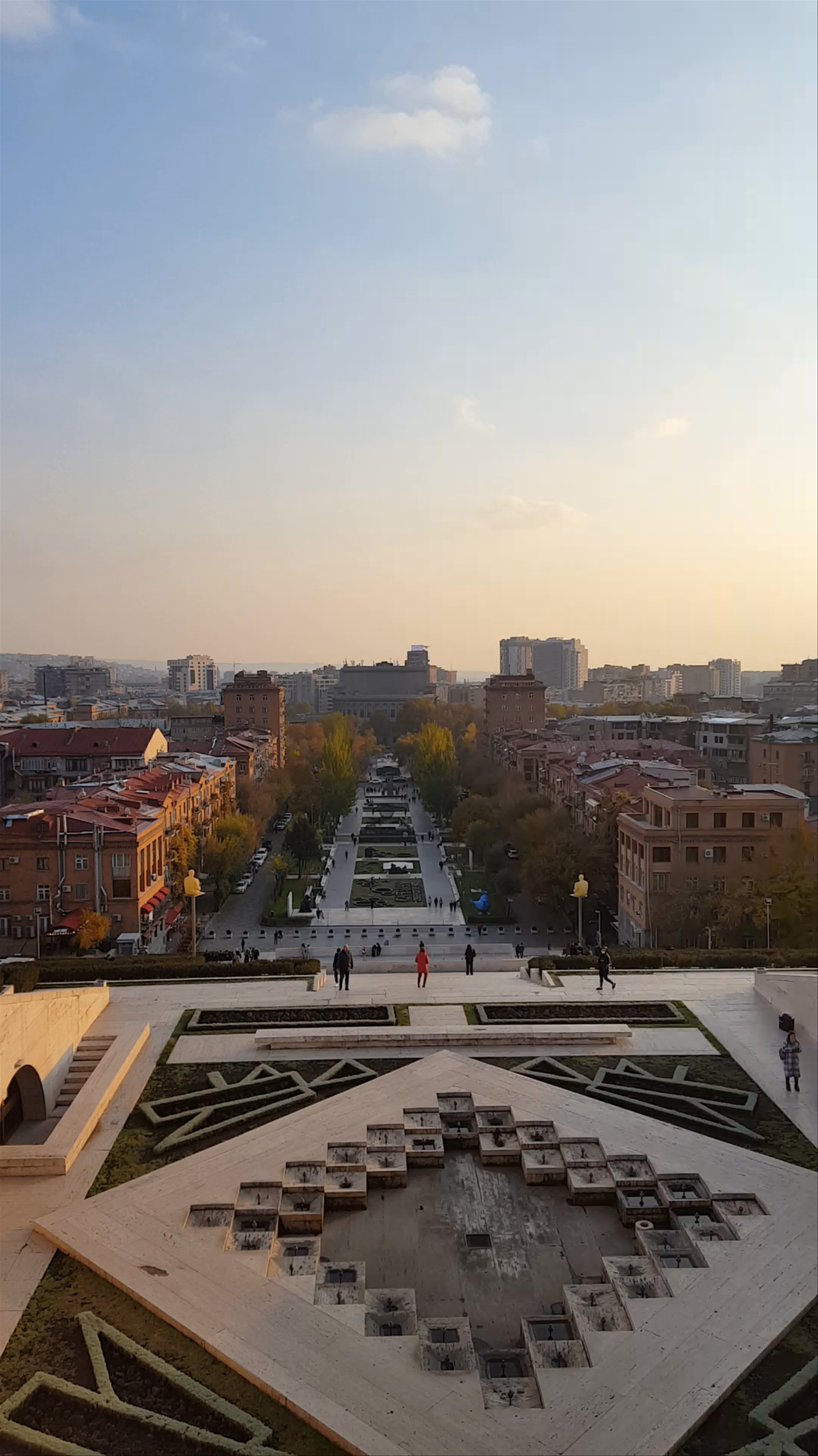 Cascade: Sunset Stroll Through Yerevan's Iconic Landmark