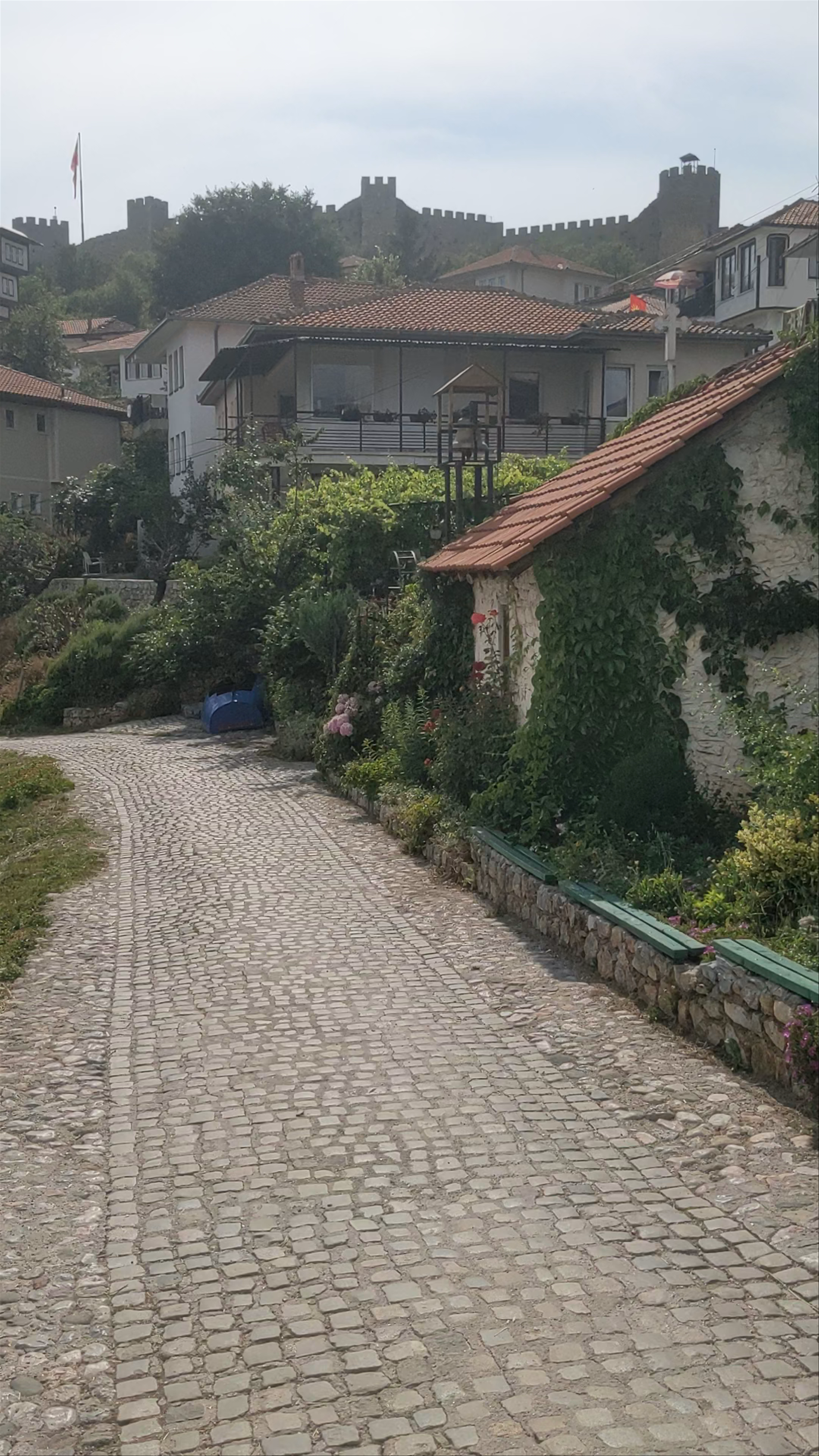 Ancient Theater and Charming Streets of Ohrid, North Macedonia