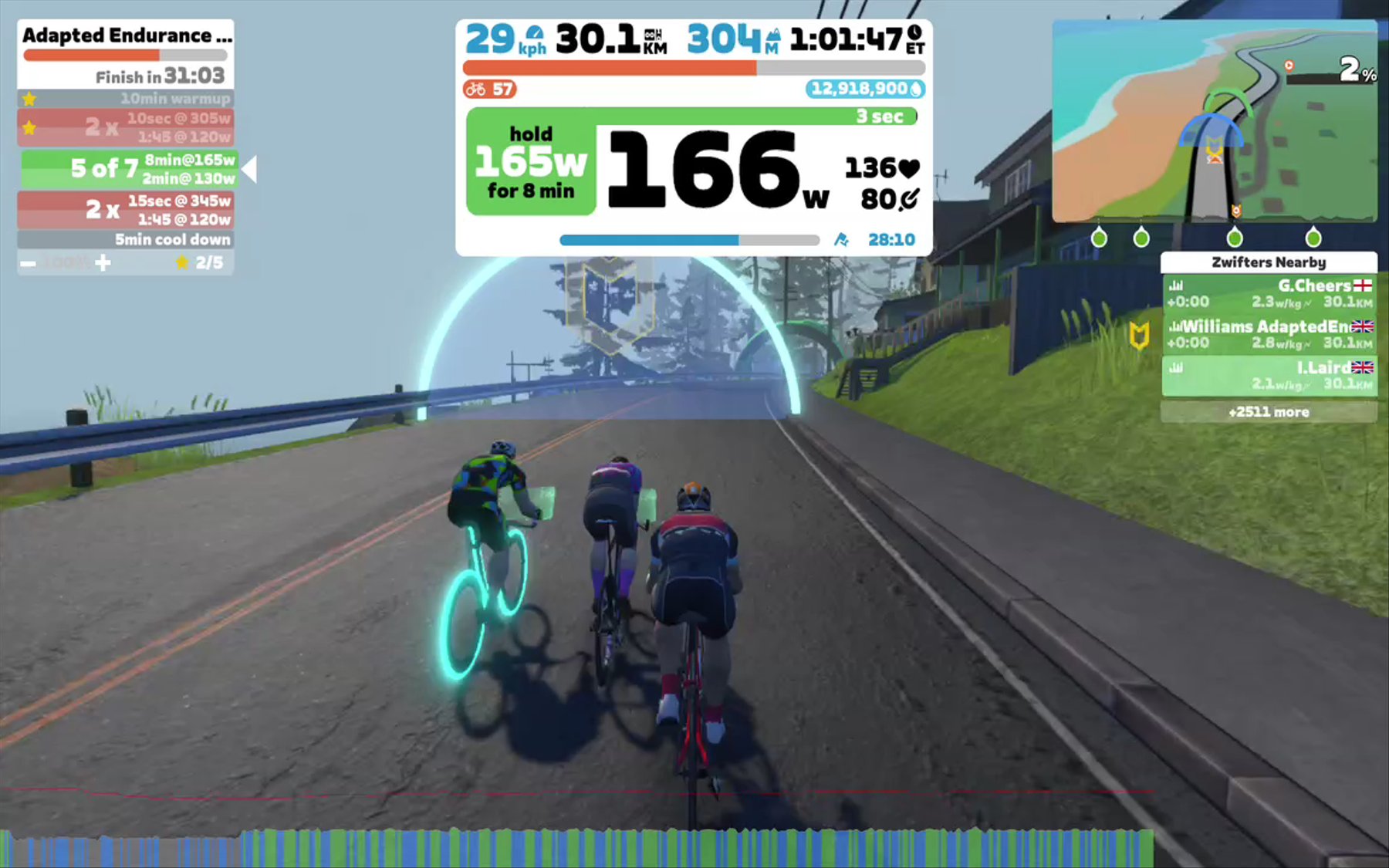 Zwift - Claire 'Willy' Williams AdaptedEndura's Meetup on Zwift Games 2024 Epic in Watopia