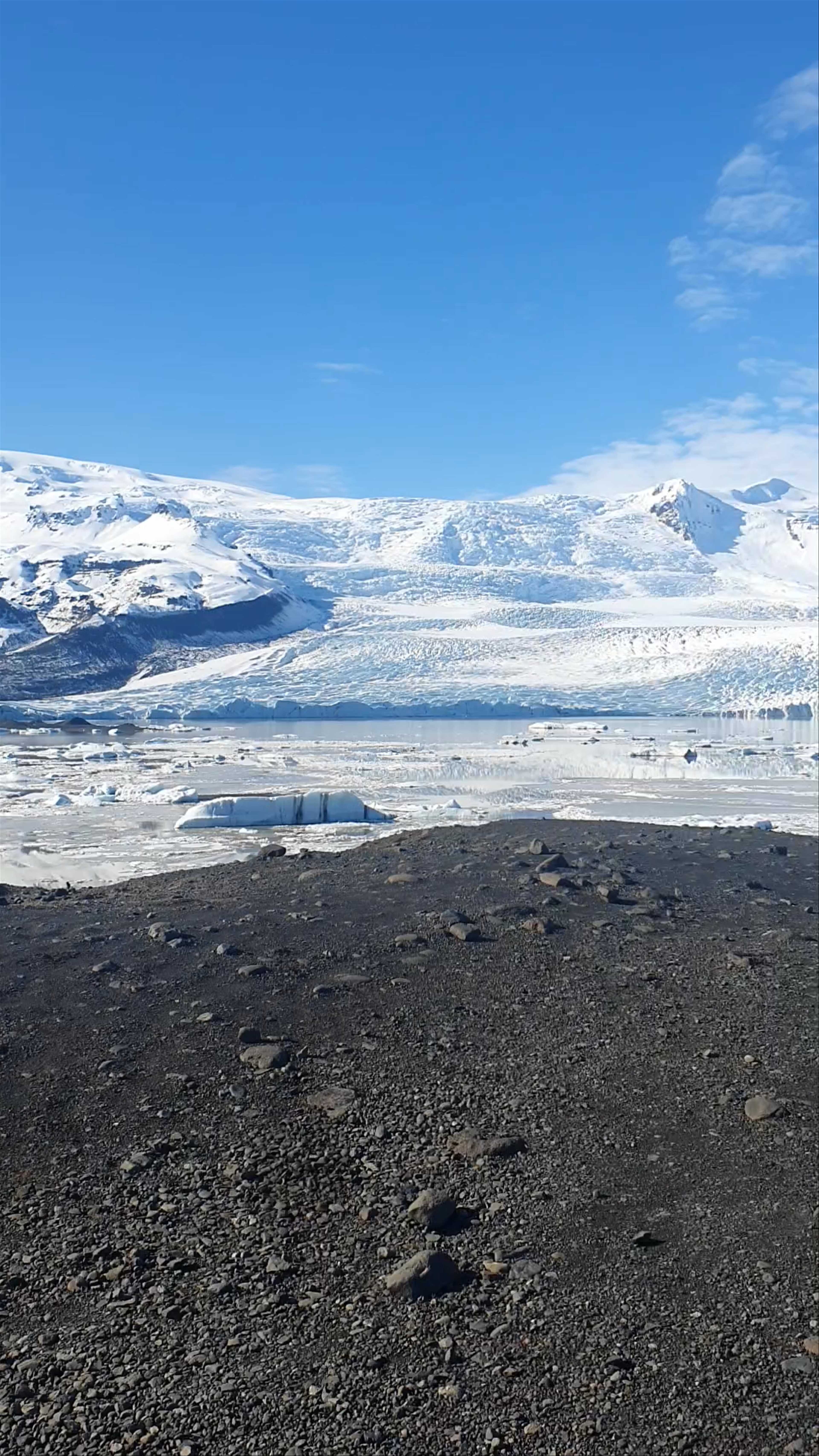 Viewpoint of Fjallsjökull Glacier, Fjallsarlon Road, Iceland