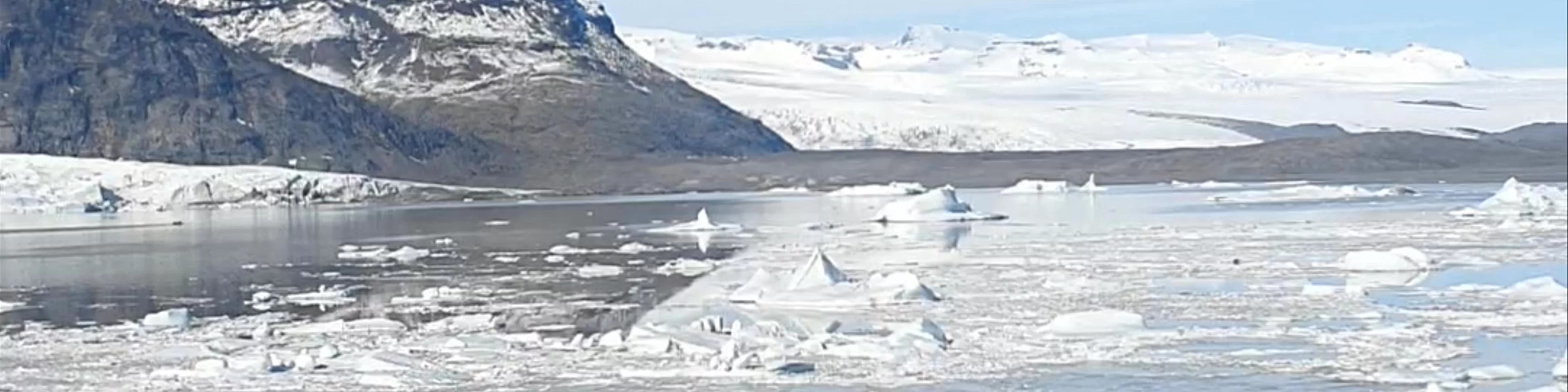 Viewpoint of Fjallsjökull