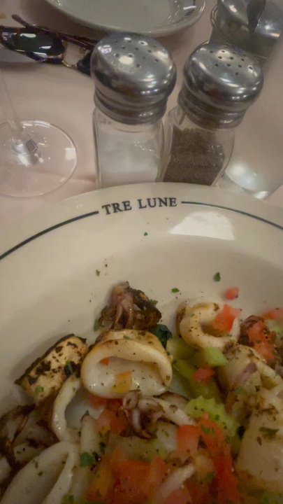 Tre Lune - Grilled calamari - Italian Near Me - Montecito, California