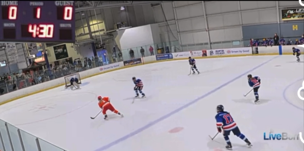 Mae Daus: Defensive surf, rush up the ice, and back check at Rush showcase.