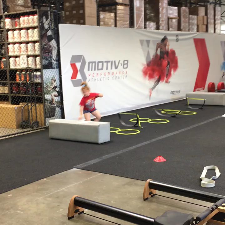 Team MTV8 - Kids making progress with jumping, coordination, and agility. All the kids are 2nd graders and younger. - Circuit Training Gyms Near Me - Lake Forest, California