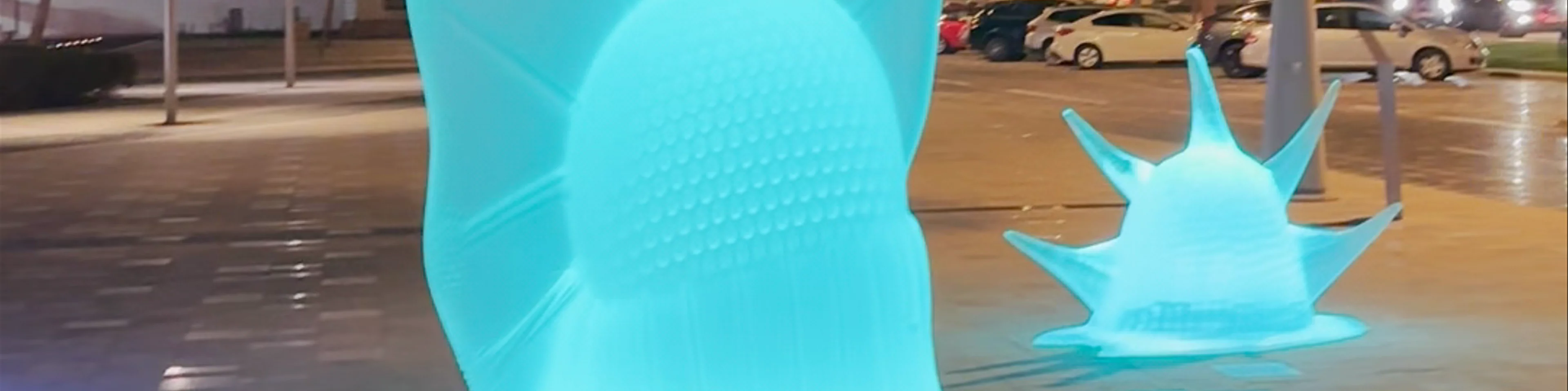 Glowing shells