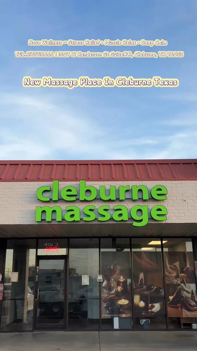 Nova Wellness - Grand Opening - Massage Near Me - Cleburne, Texas