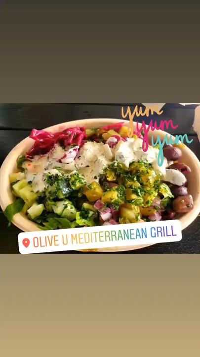 Olive U Mediterranean Grill - Salad bowl - Mediterranean Near Me - Delray Beach, Florida