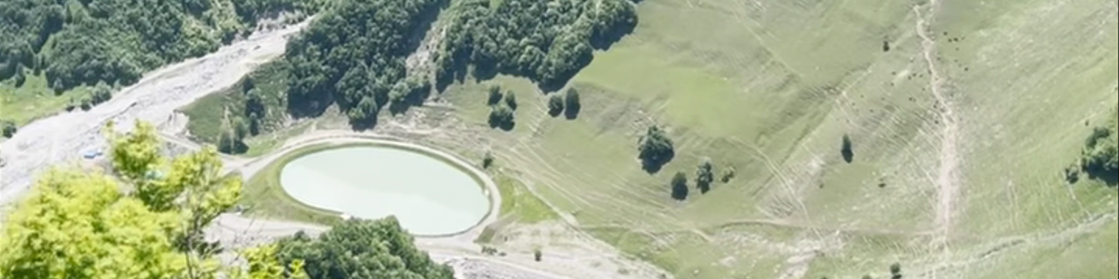 Lake under the Peoples' Friendship Monument