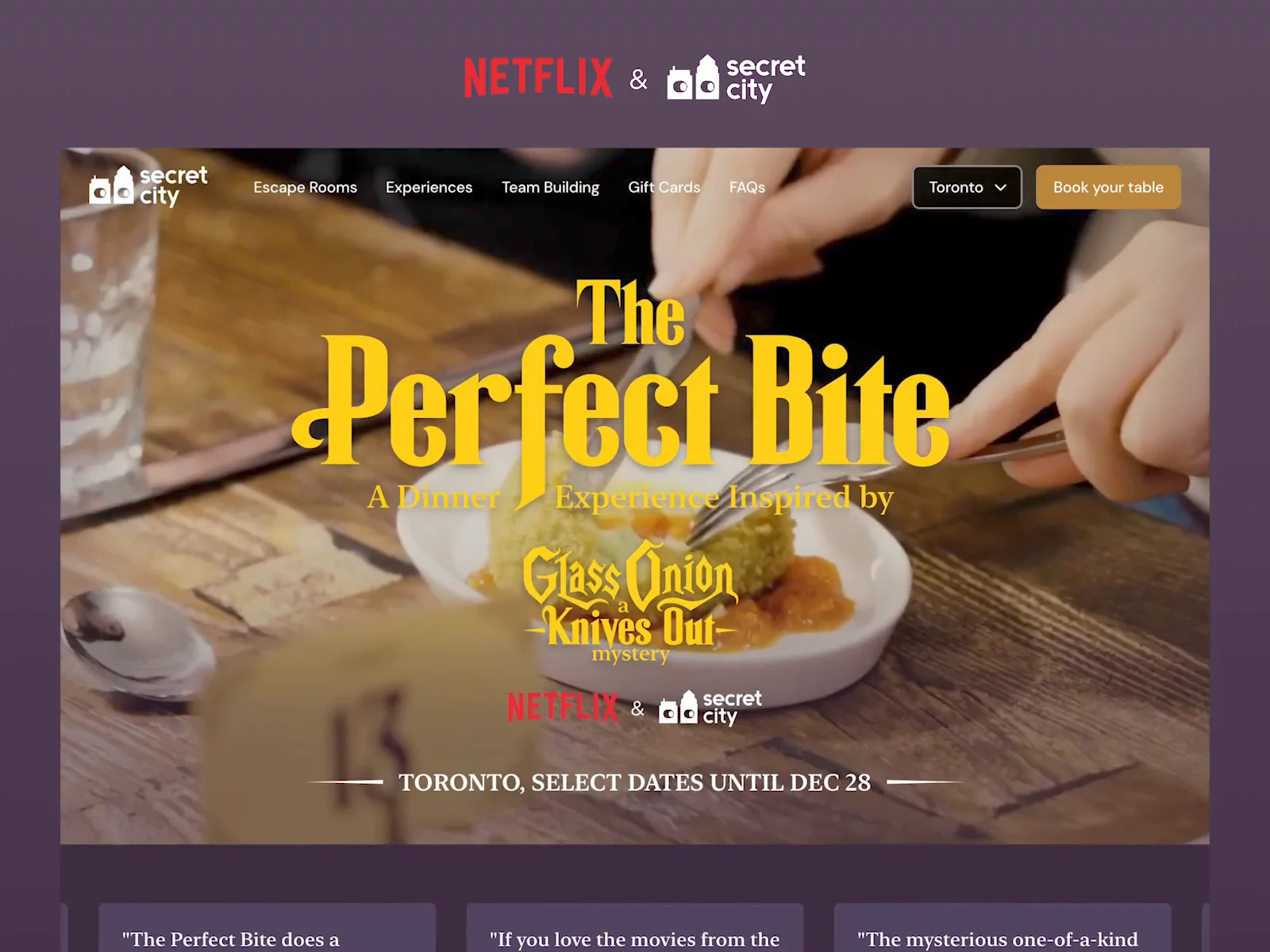 The Perfect Bite