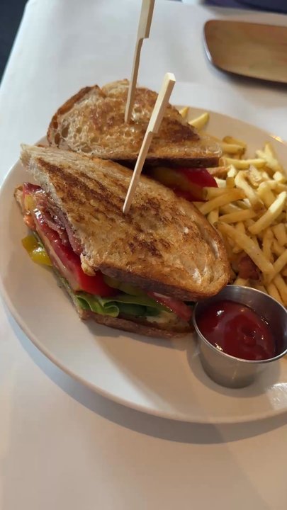 Balboa Cafe - The waiter told us to get the burger because they are known for it. But honestly the BLT stole the show!!! - Bars Near Me - San Francisco, California
