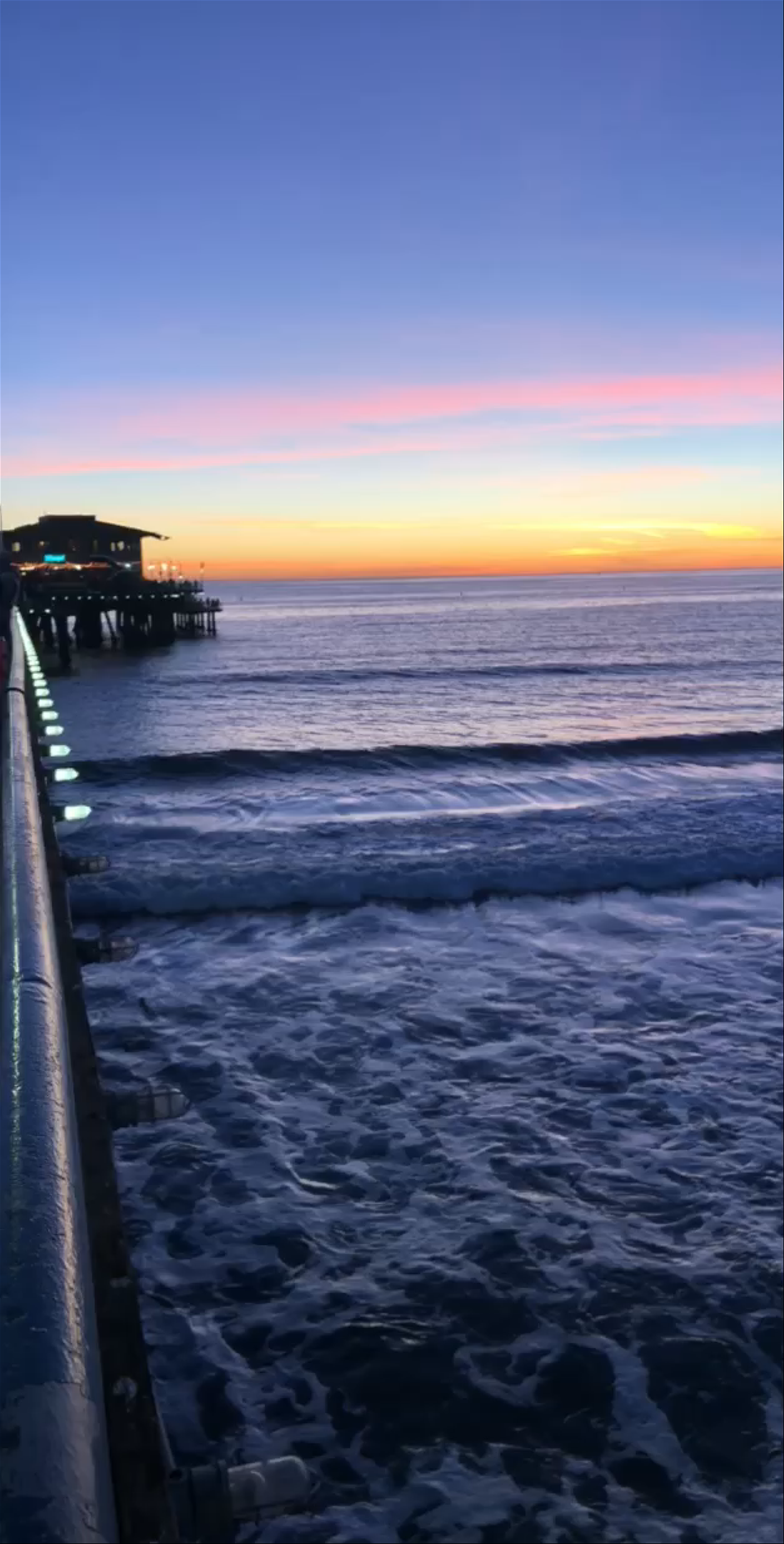 Magical Sunset at Santa Monica Pier