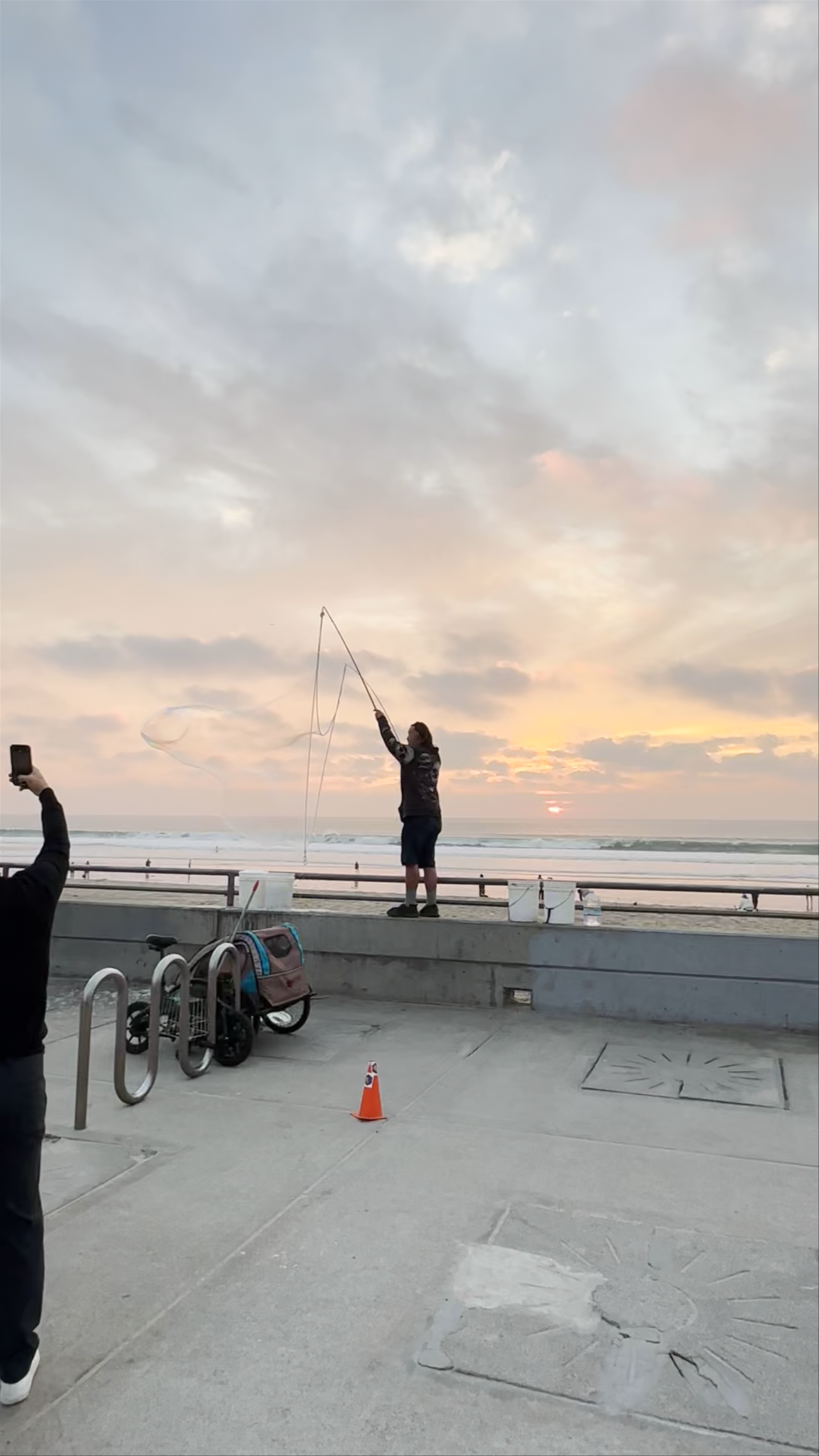 Sunset Bubble Play at PB Shore Club, San Diego