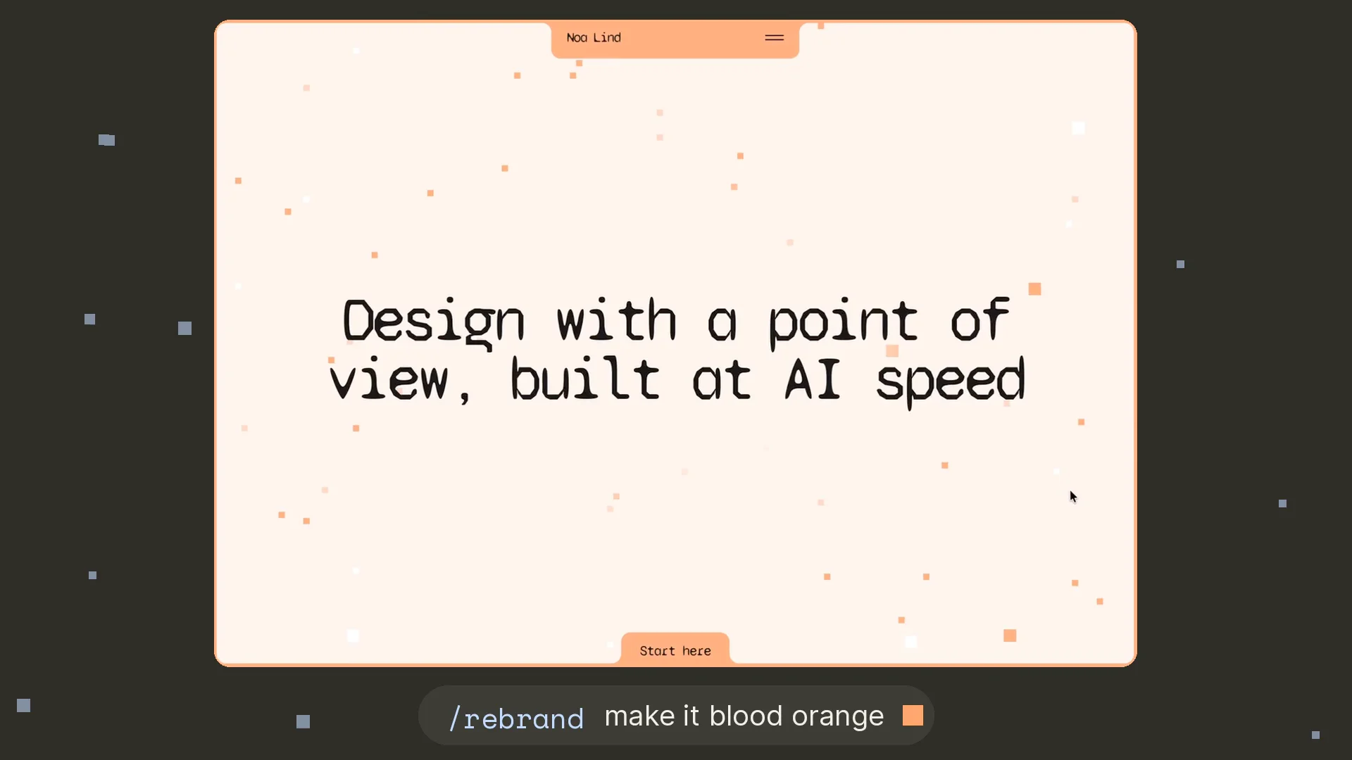 8 code components in one template. I used to avoid that because code components usually can’t use your text styles, so rebranding was painful./rebrand skill handles every layer now. It costs about 200 credits in @Framer agent, and it’s even cheaper through Claude or Codex.try it: https://framer.link/noalind