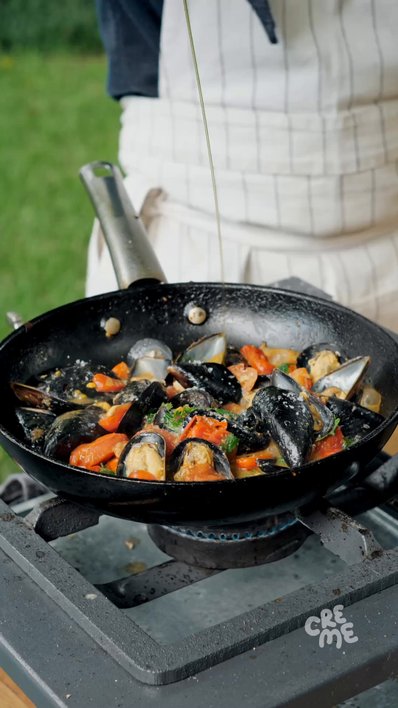 Gnocchi with Mussel Sauce