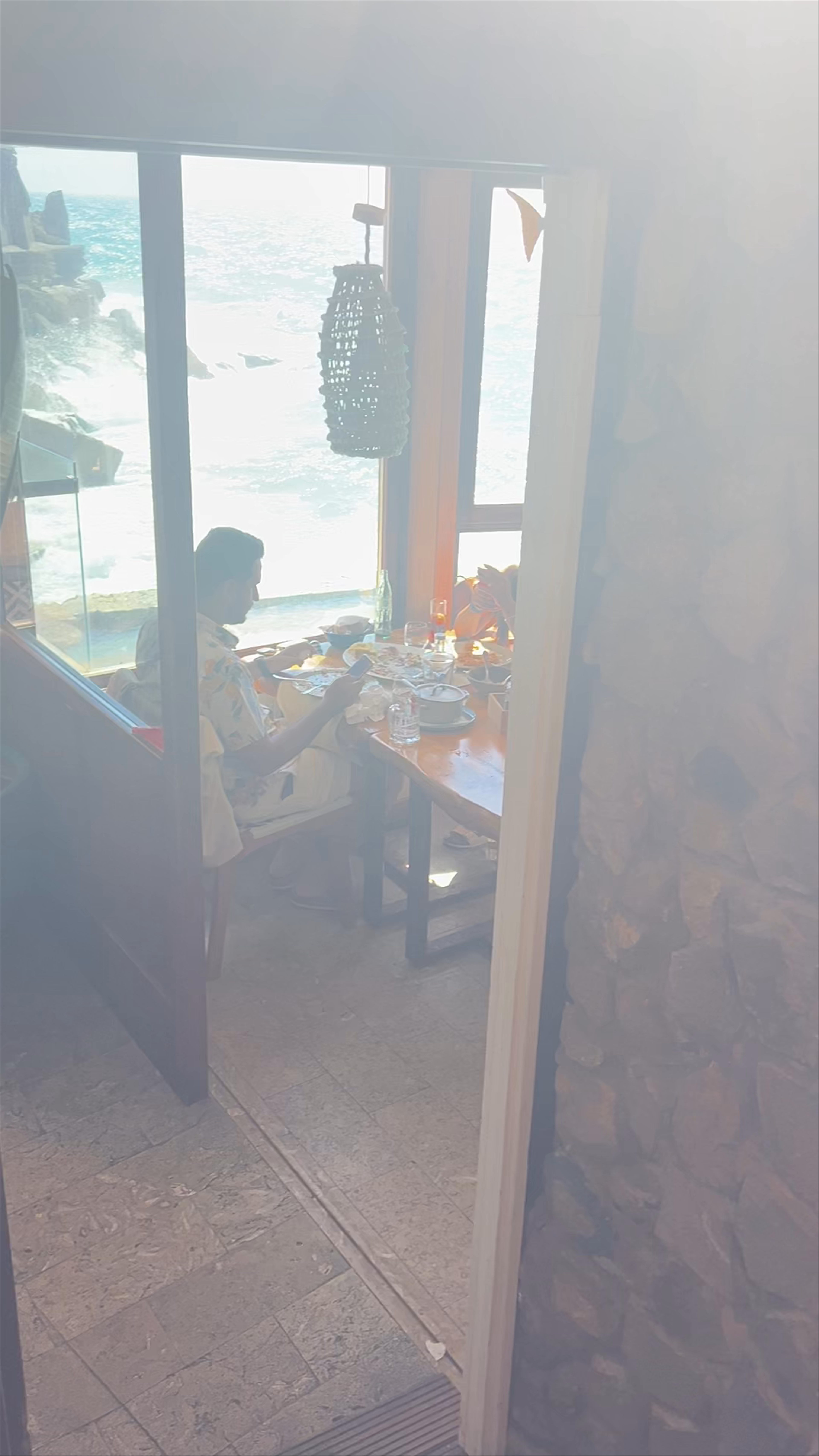 Dining with Ocean Views at Restaurante Azenhas do Mar, Colares, Portugal