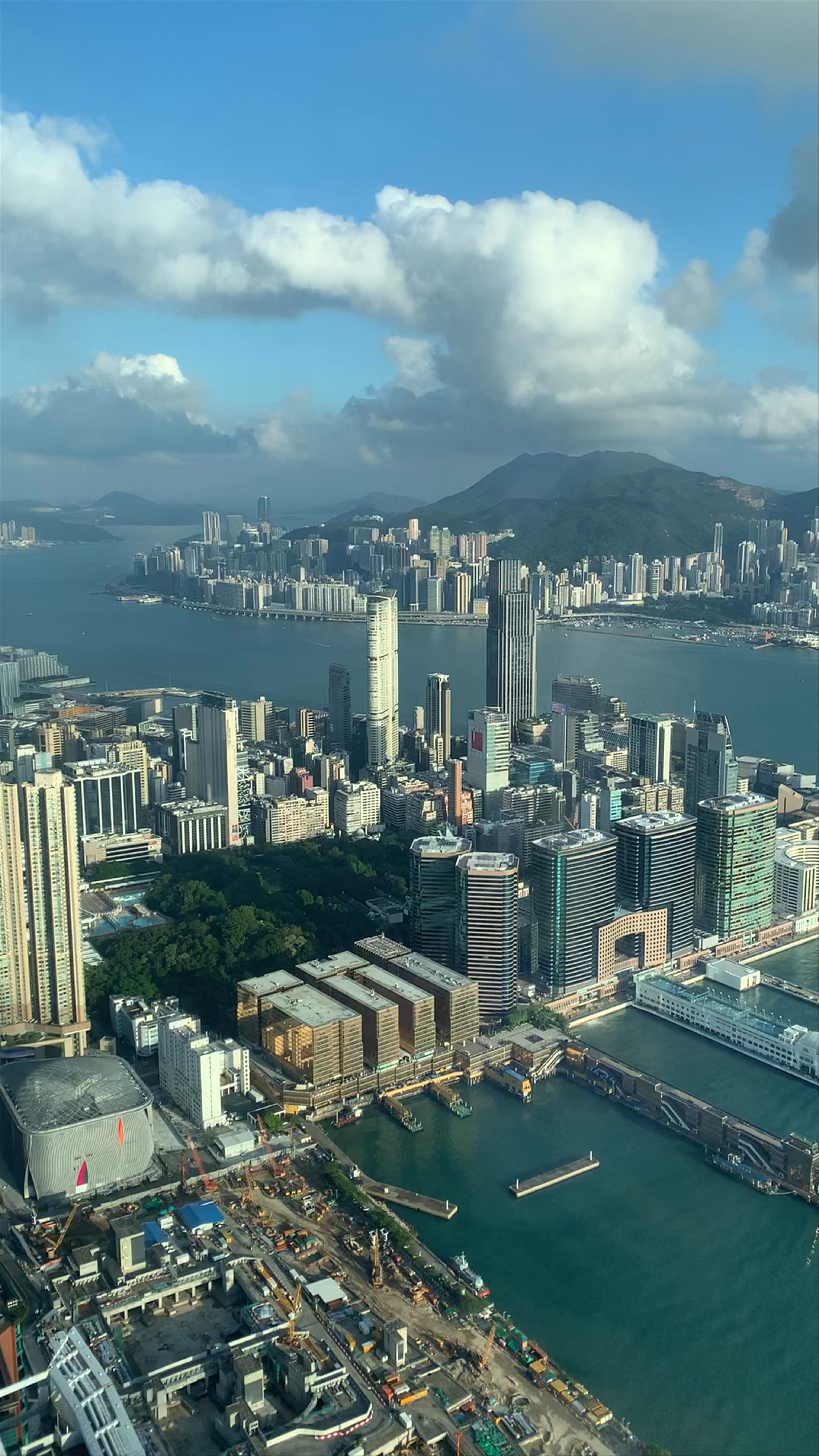 Stunning Urban Views from Cafe 100, Tsim Sha Tsui, Hong Kong