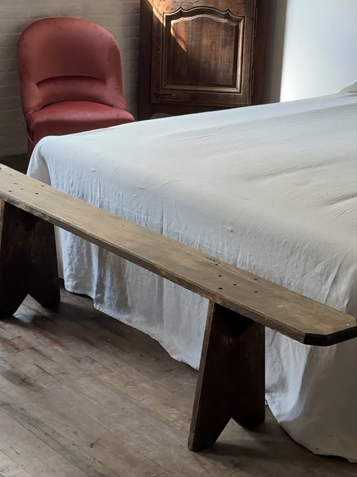Farm Wood Bench