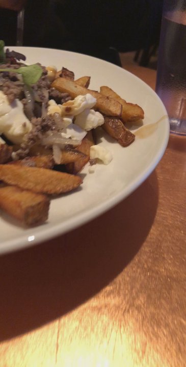 Le Saint-Bock - Ground beef poutine - Brasseries Near Me - Montreal, Quebec