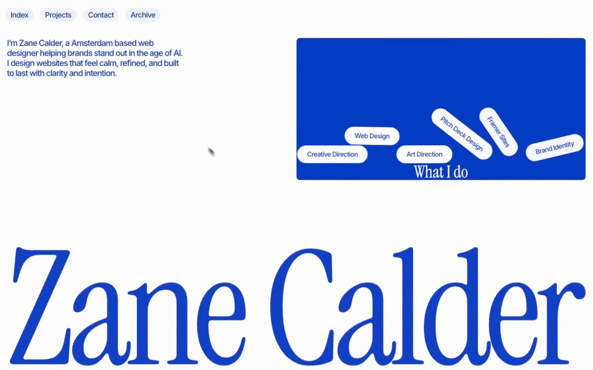 Calder template cover