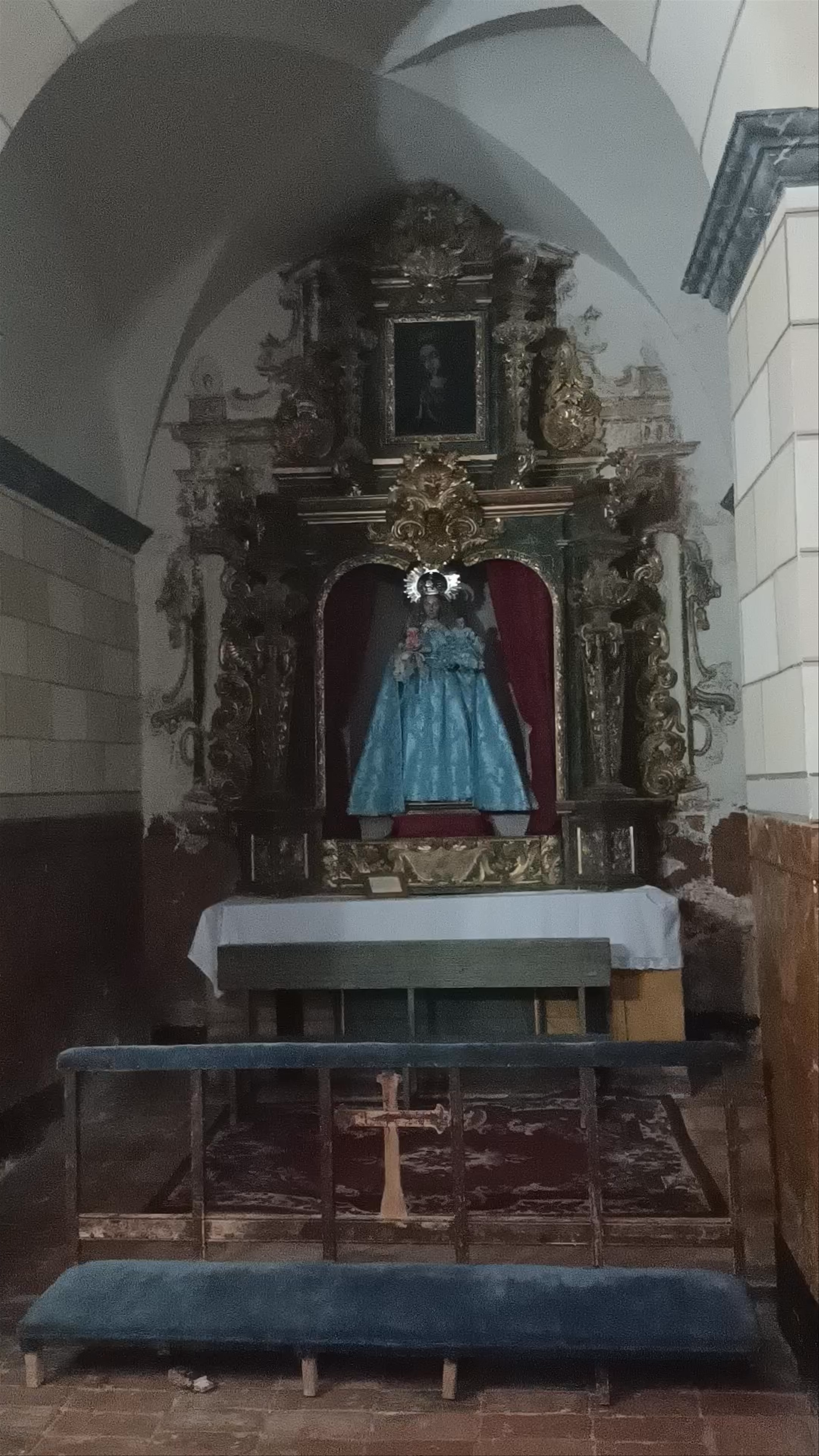 Sacred Serenity Inside Iglesia de Santiago, Liétor, Spain