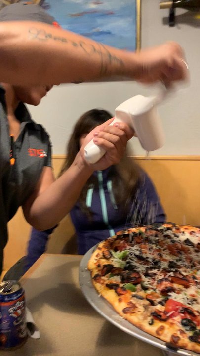 575 Pizzeria - They even put fresh Parmesan cheese - Pizza Near Me - Amarillo, Texas
