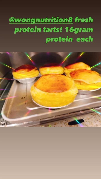 Wong Nutrition - Protein Tarts top with meat floss! Savory or sweet! - Health Coach Near Me - Flushing, New York