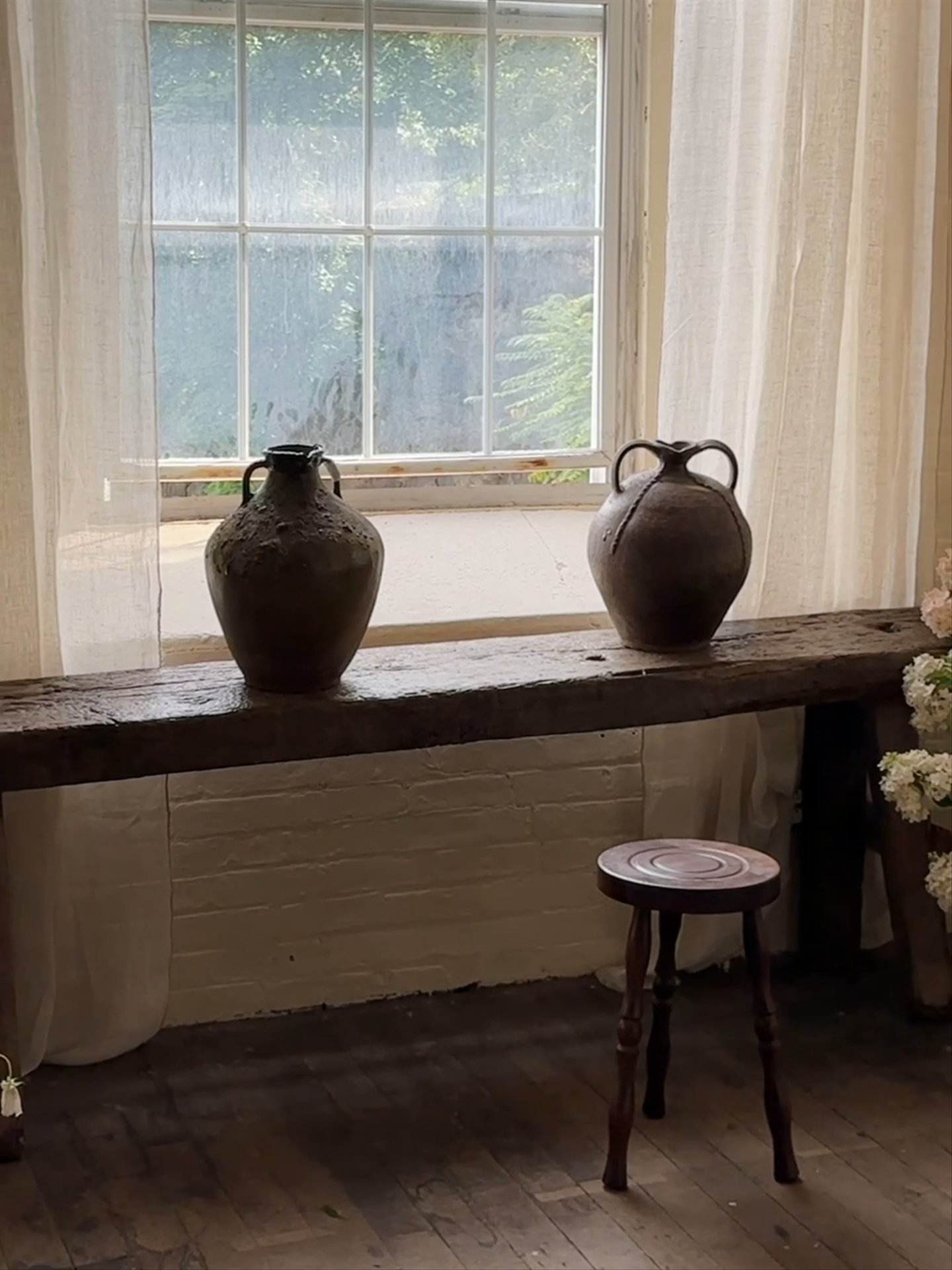 Wooden Spanish Console