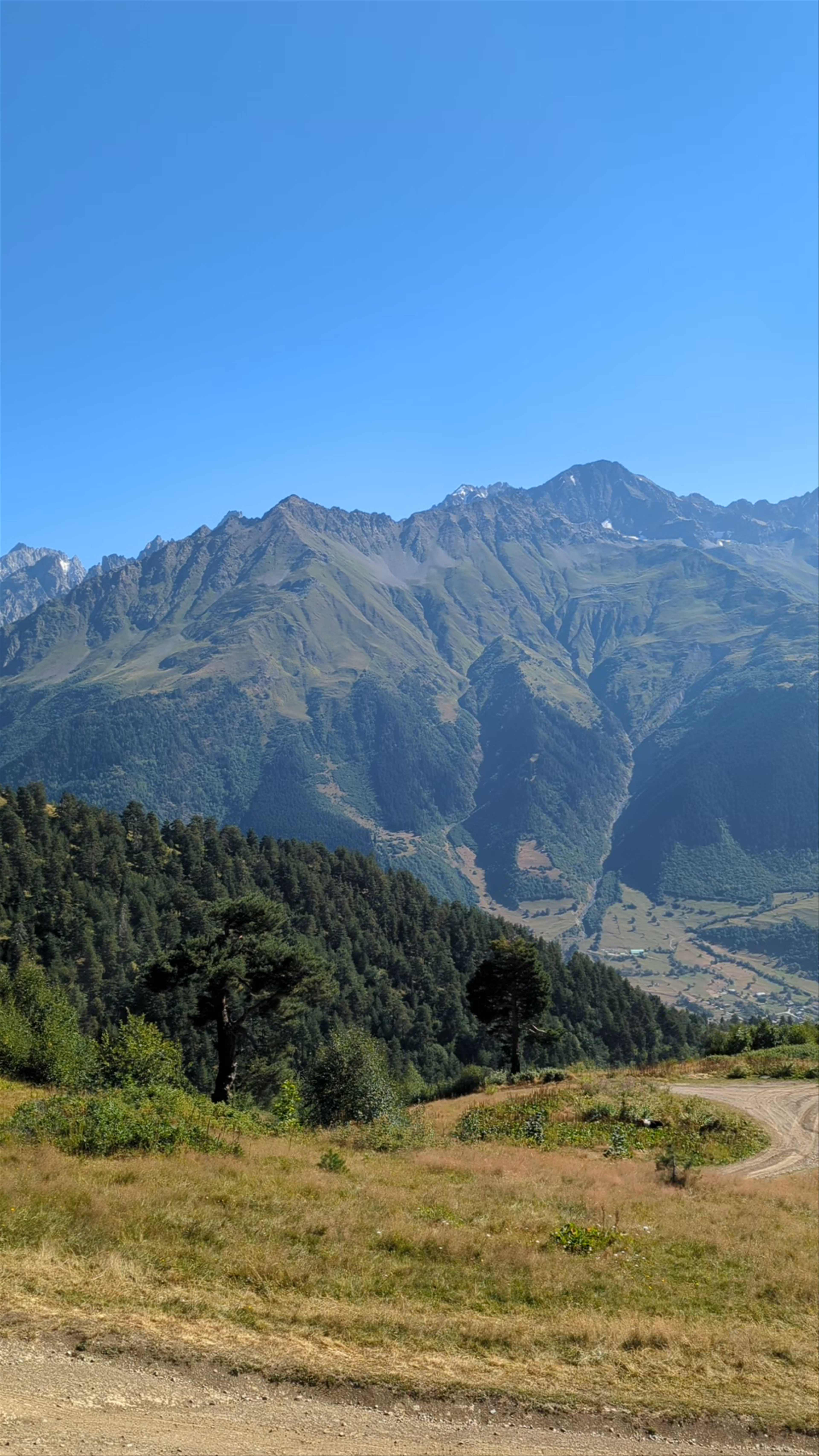 Breathtaking Mountain Views at The Cross Over Mestia, Georgia