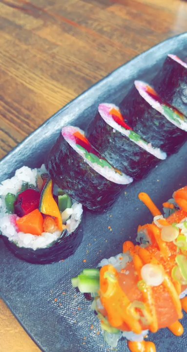 Sozai - Vegetable Futomaki and bowler roll - Japanese Near Me - Clawson, Michigan