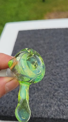 Preview pic of hash slide #10 3 hole absinthe and slyme