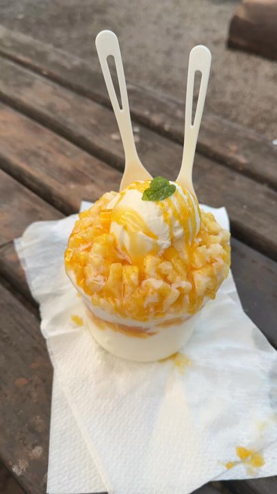 Badabingsu - Pineapple Bingsu - Ice Cream & Frozen Yogurt Near Me - Kahuku, Hawaii