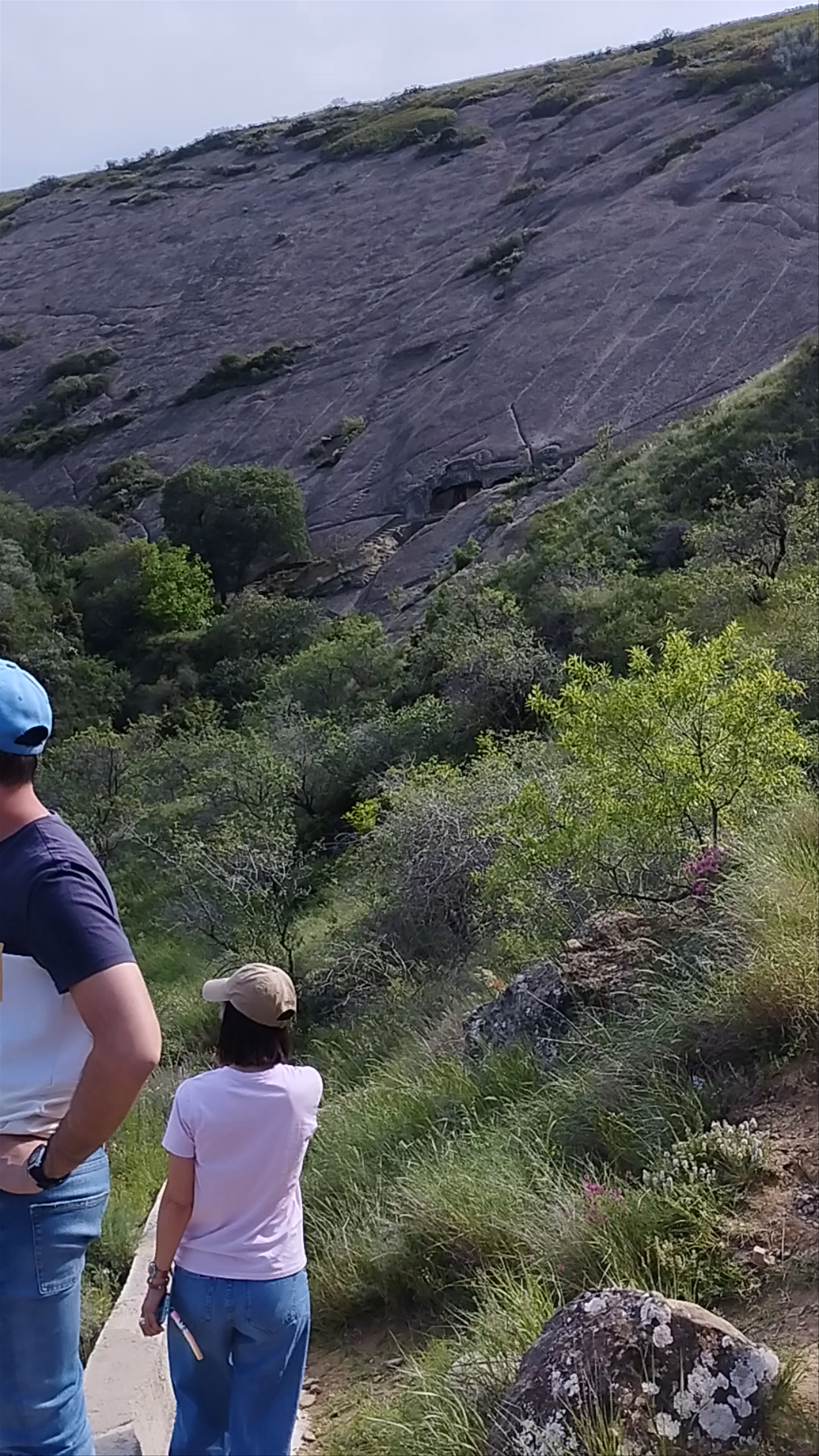 The middle three-domed church of the Sabereba I complex