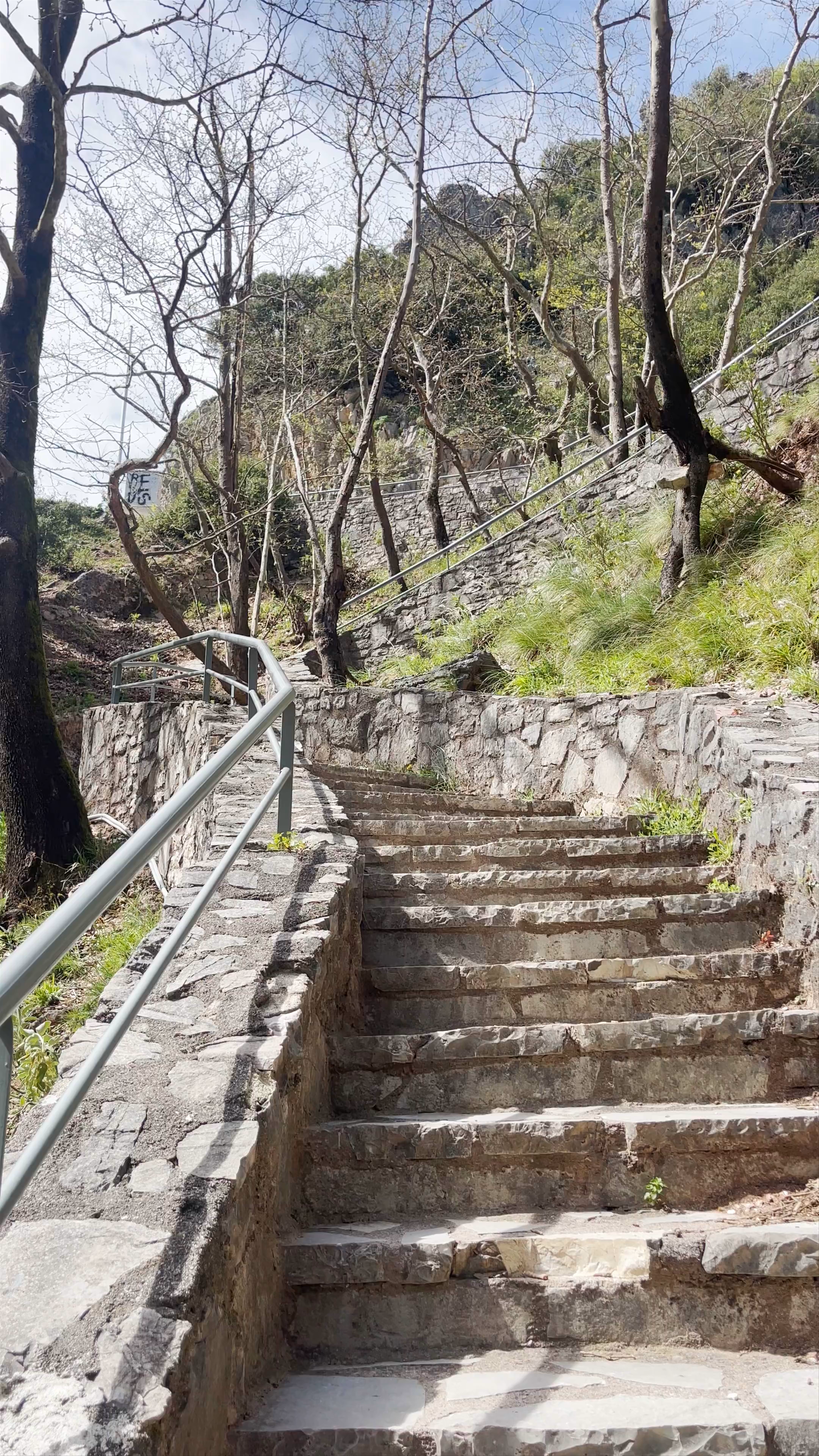 Stone bridge and waterfall of Palaiokarya