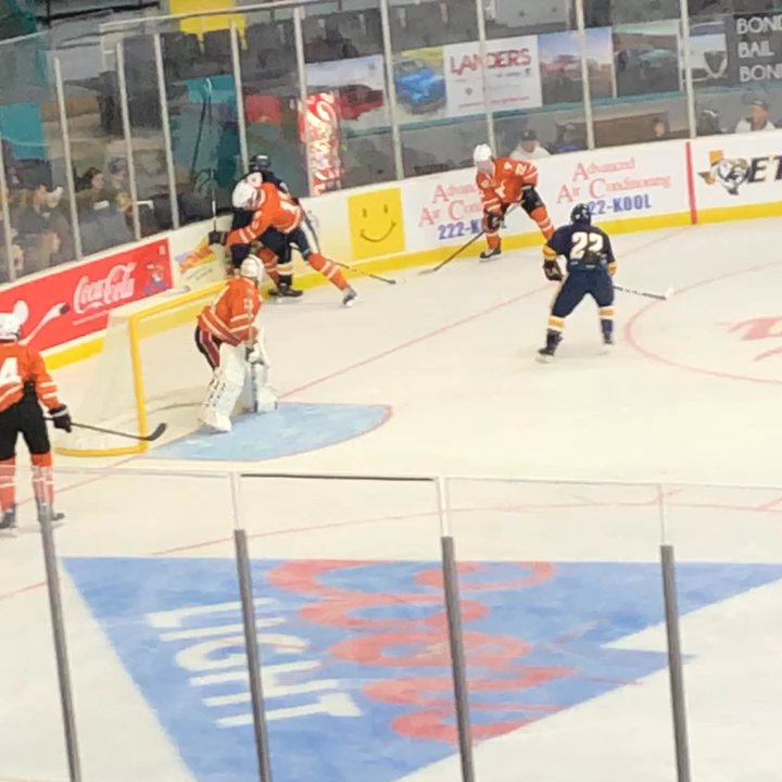 Hirsch Coliseum - 9/13/19. Full Moon Friday Night Lights The 13th! Hook 'em Hockey at Hirsch! University of Texas Longhorns vs. East Texas Baptist University. - Stadiums & Arenas Near Me - Shreveport, Louisiana