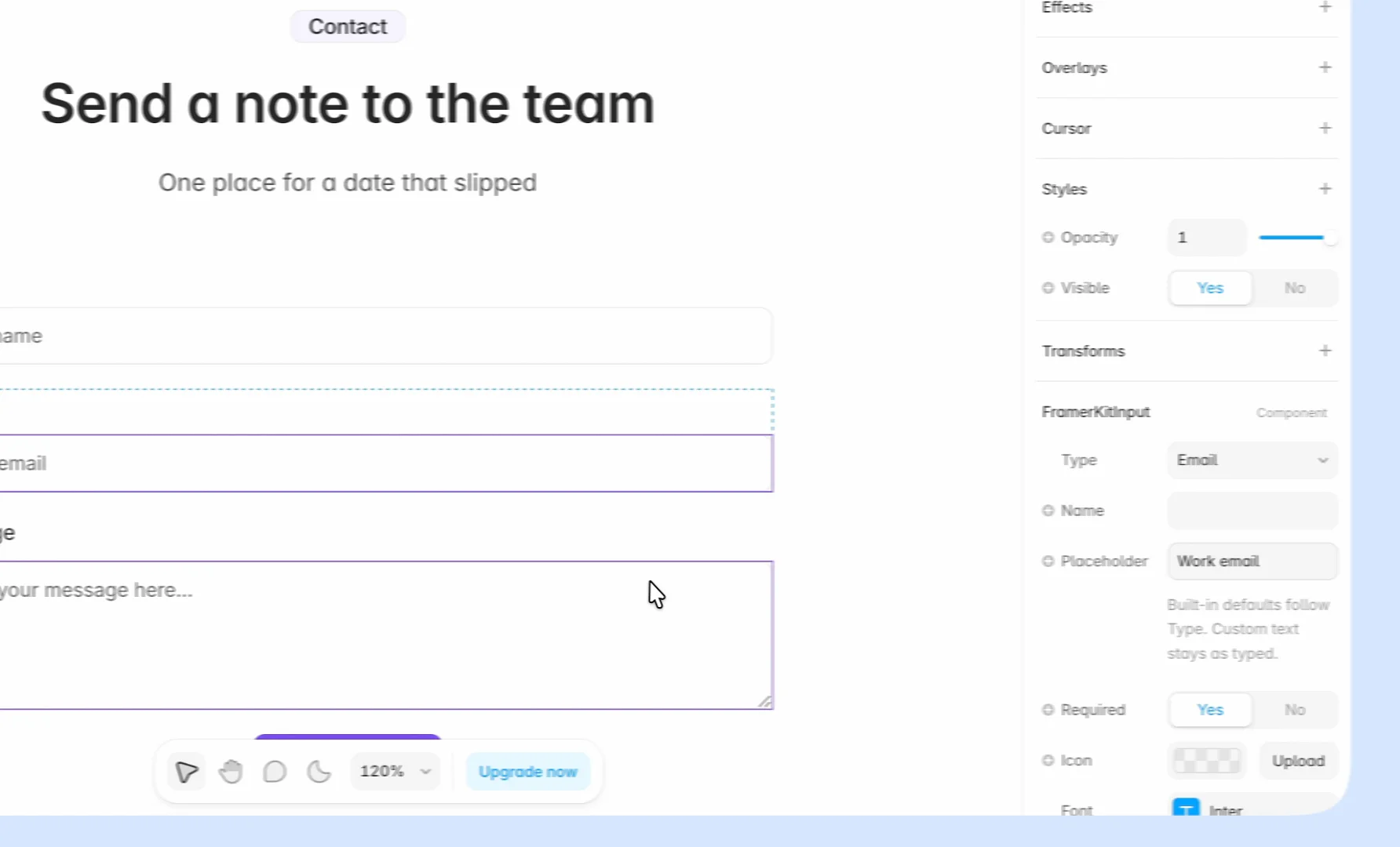 🛠 Contact sectionNinth lesson on the Flowbit pageI drop a contact form under the FAQ, then change the badge, the heading, and the line under itThe video shows how easy it is to edit