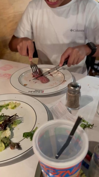 Medium Rare - Steak experience...lol... he still ate it. - Steakhouses Near Me - Washington, DC, District of Columbia