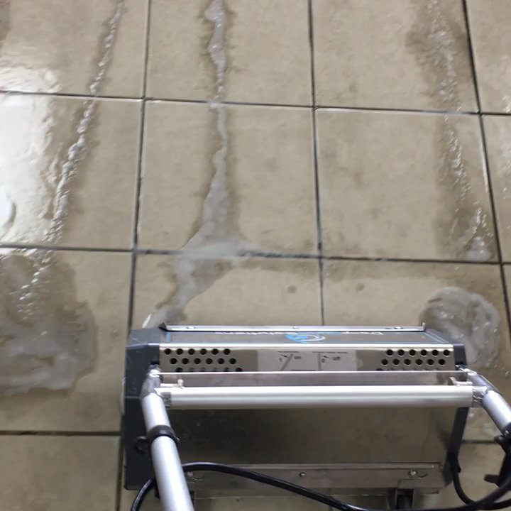Deep Clean Solutions - Pre agitation prior to cleaning and sealing tile and grout - Carpet Cleaning Near Me - Clovis, California