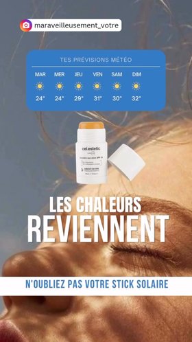 Stick solaire invisible SPF 50