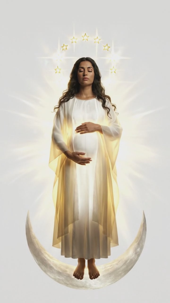 The Celestial Mother Clothed In Light