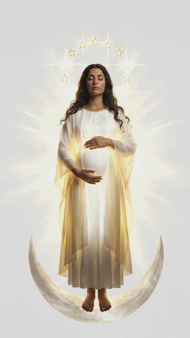 The Celestial Mother Clothed In Light