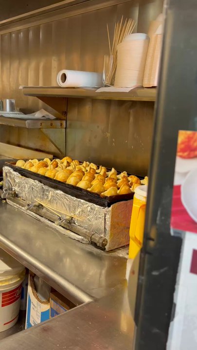 Solvang Restaurant - How the Aebleskivers are made - Scandinavian Near Me - Solvang, California
