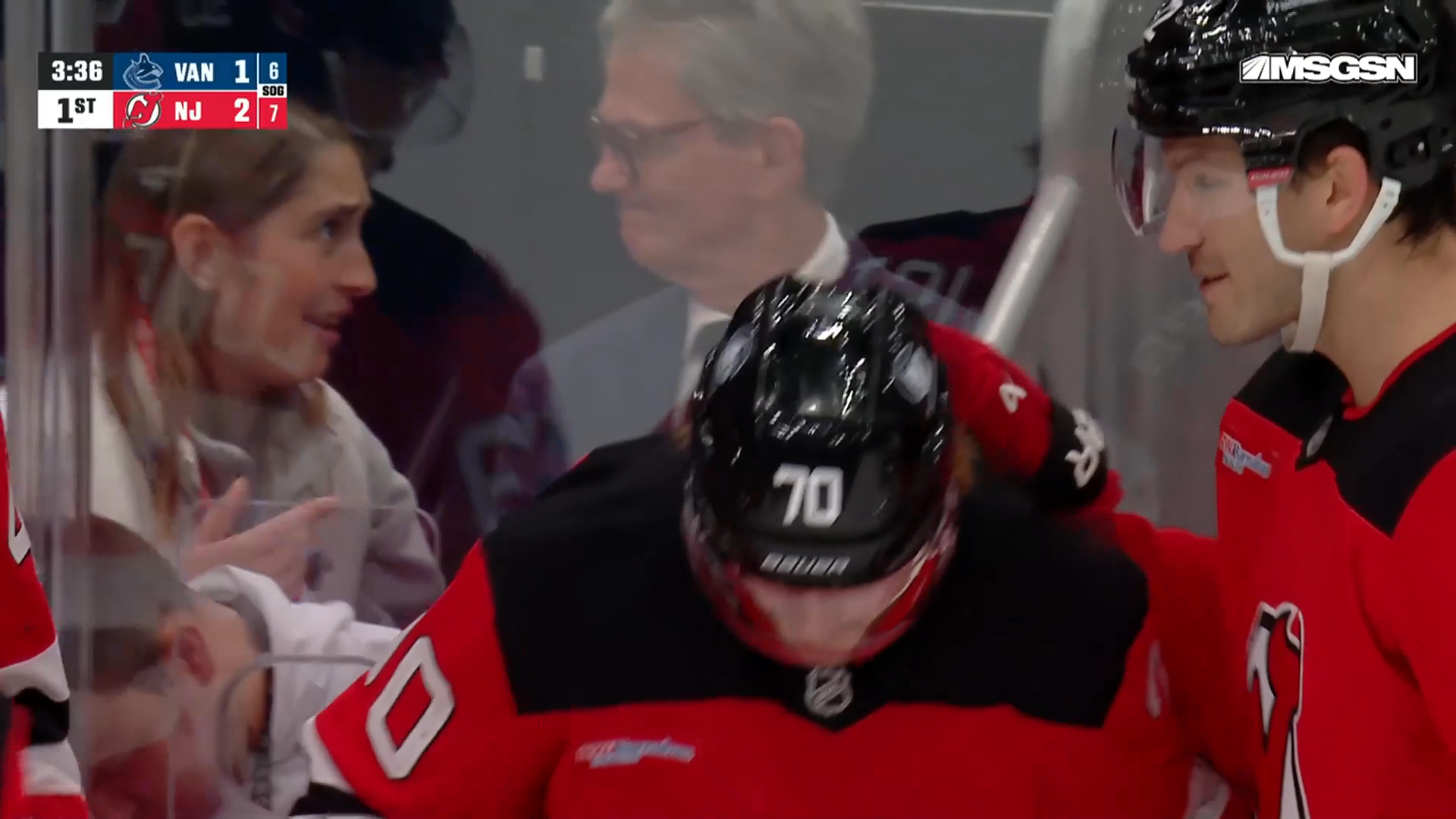 Amadeus Lombardi Records First NHL Point on Boqvist Goal · Oct. 10, 2026
