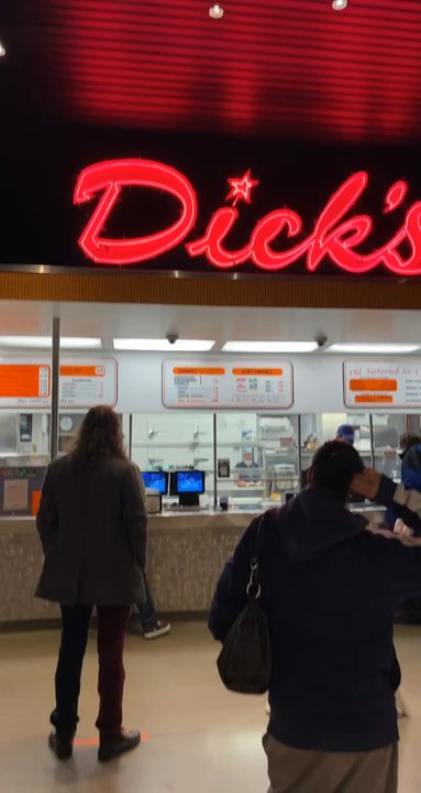 Dick's Drive-In - Inside one of the dicks drive in's - Fast Food Near Me - Seattle, Washington