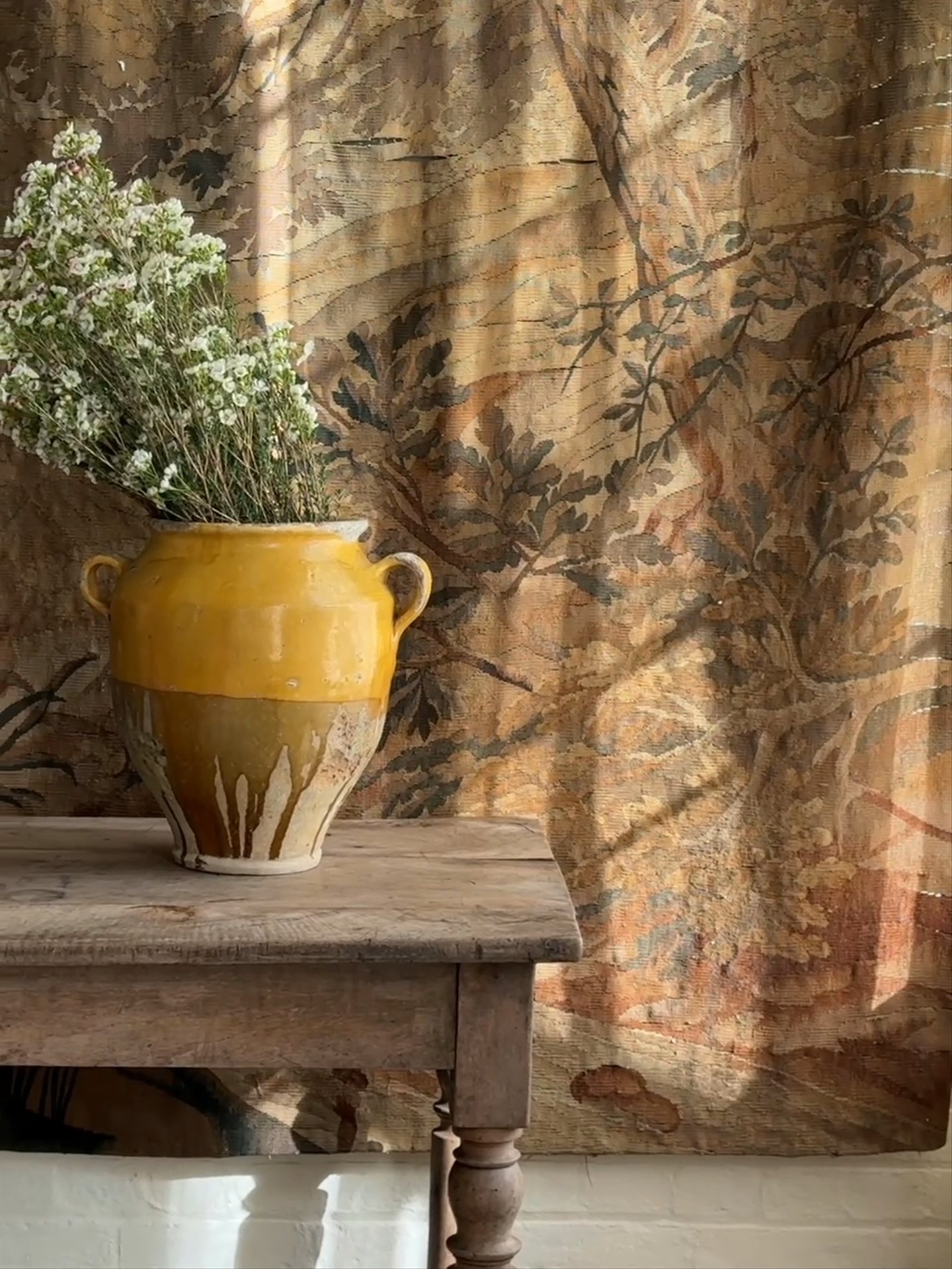 Extra Large Yellow Confit Pot